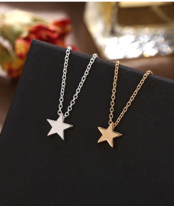 Cute Star Neck Chain - Gold